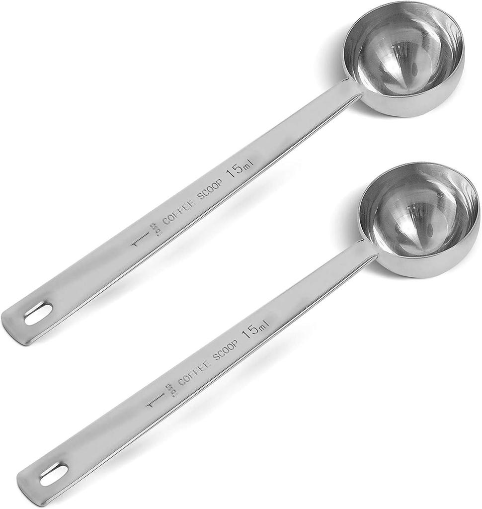 stainless steel tablespoon measure spoon, coffee scoop ,long handle coffee scoop suitable for coffee powder and coffee making