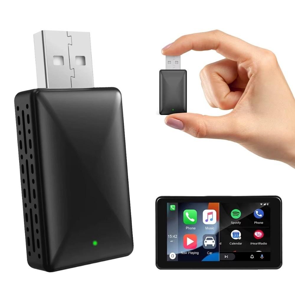 Mini Smart Box Wireless CarPlay Android Auto Adapter Plug And Play Fast Auto-Connect Carplay AI Box Converts Wired To Wireless