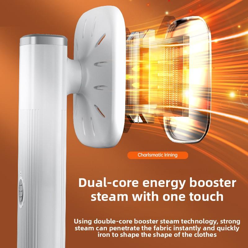 Handheld Steam Iron for Flat Ironing and Hanging Iron for Quick Wrinkle Removal, Suitable for Travel and Home Use