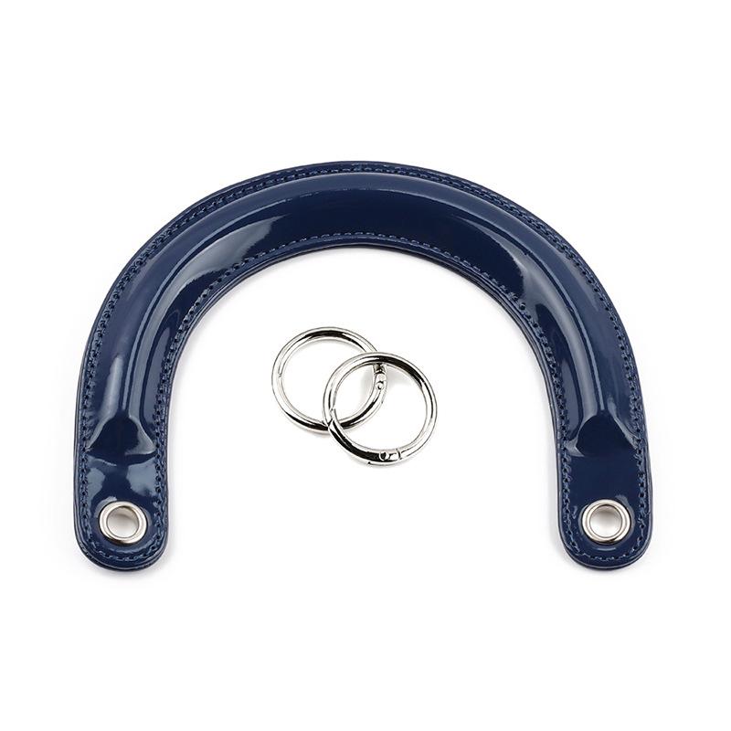 1Pc The New Product Is Suitable for Princess Diana Bag Strap, Arched Bag Strap U-shaped Handle Patent Leather Curved Pu Bag Strap