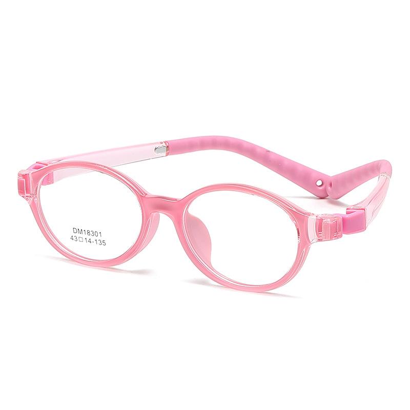 

Baby Kids Oval Glasses 3-6 Years Anti Blue Light Glasses Frame Boys Girls Prescription Myopic Hyperopia Graduated Glasses