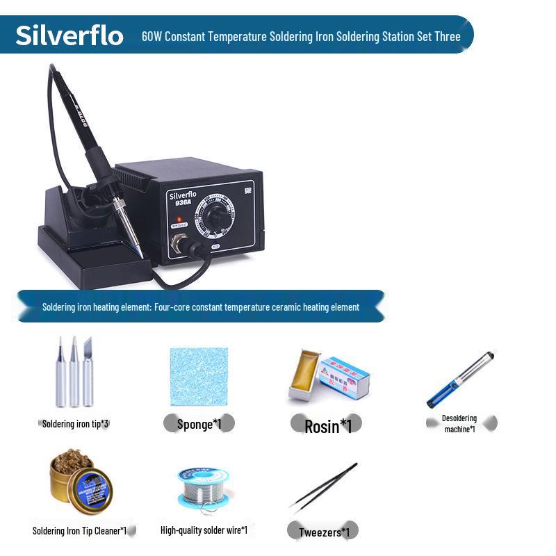 936 High-Power 60W Adjustable Temperature Soldering Station for Mobile & Computer Repair