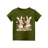 Kleinkind Mädchen Jungen T-Shirts Kinder Top Jungen und Mädchen Bedrucktes Kurzarm T-Shirt