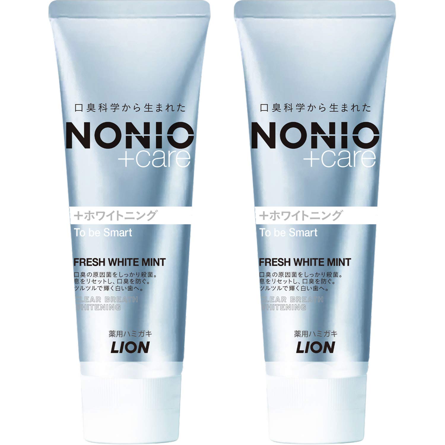 

NONIO Plus Whitening [Quasi-drug] Toothpaste (High concentration fluoride 1450ppm) Set 130g x 2