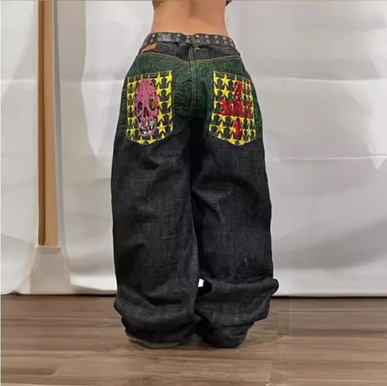 Y2K Gradient Loose Straight-Leg Unisex Jeans
