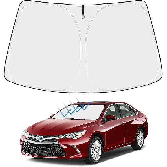 Proadsy 2025 Upgrade Front Windshield Sun Shade Foldable RAV4 Sunshade Protector Fit -2025 RAV-4 SUV Crossover, TRD Off-Road, LE XLE Premium Limited