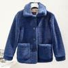 Winter New Imitation Lamb Fur Coat Women's High-necked Granular Sheep Shearing Short Coat Thickened