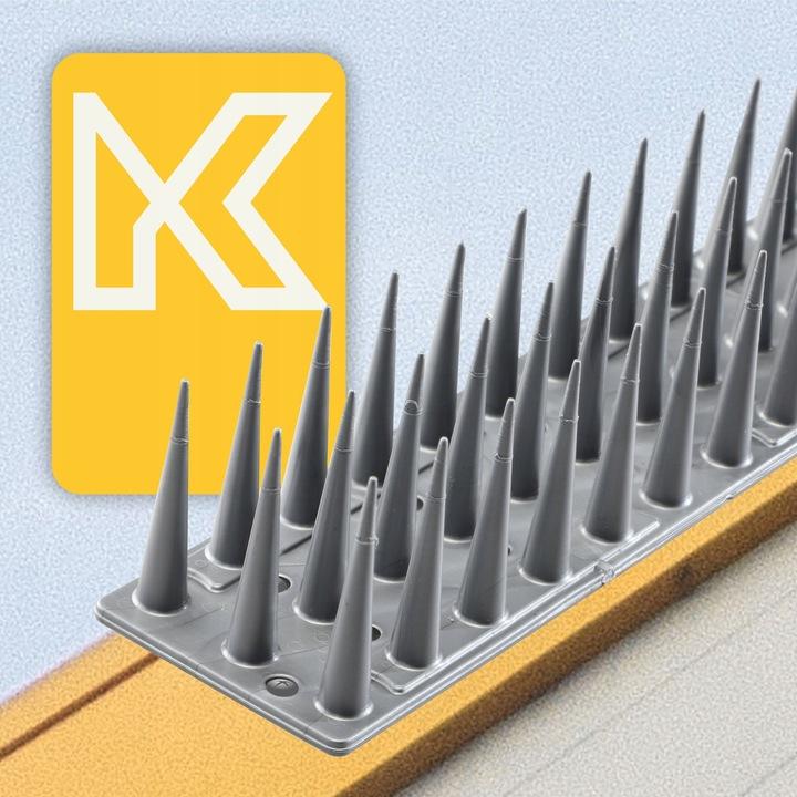 Kunststoff-Vogelschutzspikes Tauben Dicht 6 Stück 3,06m