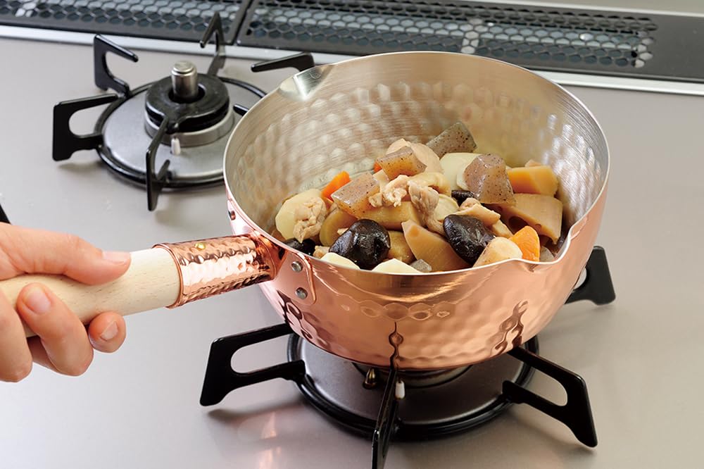 Tanabe Kanagu Warm Copper Yukihira Pot 4406