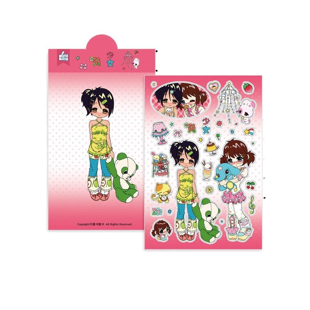 DIY Stickers Deco Stationery Stickers Cute Millennium Anime Story Stickers Phone Craft Stickers