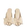 Bow girl versatile not tired feet walking date wear-resistant simple comfortable bag head cool slippers