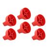 50 mm Gas Stove Knobs Set of 5 for Cooking Control Accessories Compatible with Various For BBQ and Flat Oven Models