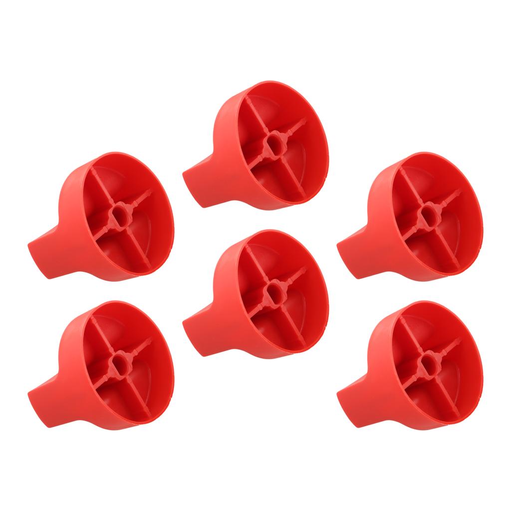 50 mm Gas Stove Knobs Set of 5 for Cooking Control Accessories Compatible with Various For BBQ and Flat Oven Models