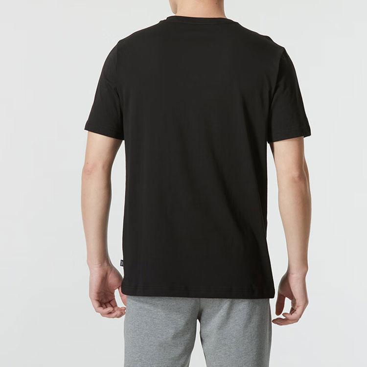 Puma American Vintage Letter Logo Print Breathable Short Sleeve T-Shirt Men Tops Black 630562-01