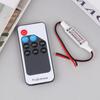 1Pc Mini Led Single Color Dimmer With Rf 9-Key Remote Dc 5V-24V 6A 5050 2835 Strip Lights Constant Voltage Pwm Signal Controller