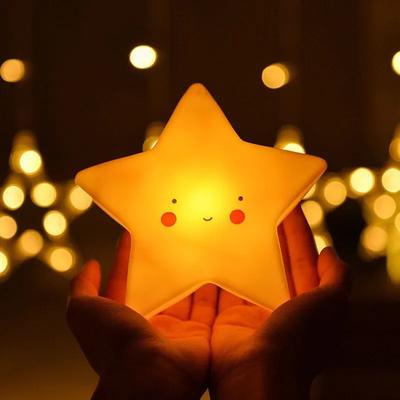 Mini LED Nachtlicht Cartoon Fantasy Stern Mond Innenbeleuchtung Nachttischleuchte Babyzimmer Dekoration Kindergeschenk Spielzeug Nachtlampe