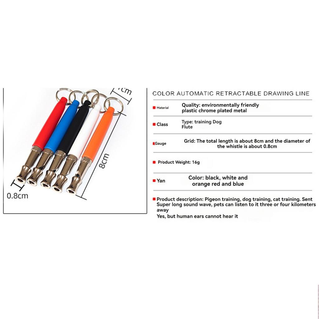 Stop Barking Dog Whistle  Adjustable Ultrasonic Silent Dog Whistle  Professional Recall Dog Training Whistle