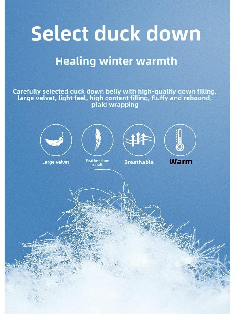 LuLu Winter Women's Stand Collar Duck Down Jacket