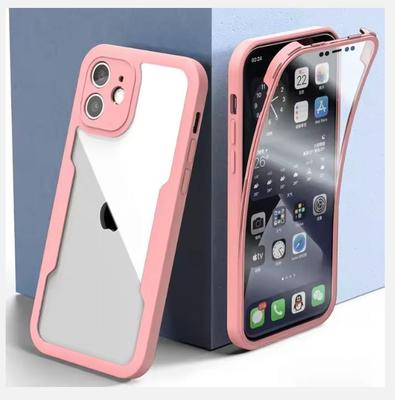 Shockproof 360 Clear Phone Case for iPhone 16 15 13 12 14 11 Pro Max X XS XR 7 8 Plus Cover Camera Lens Screen Full Protection