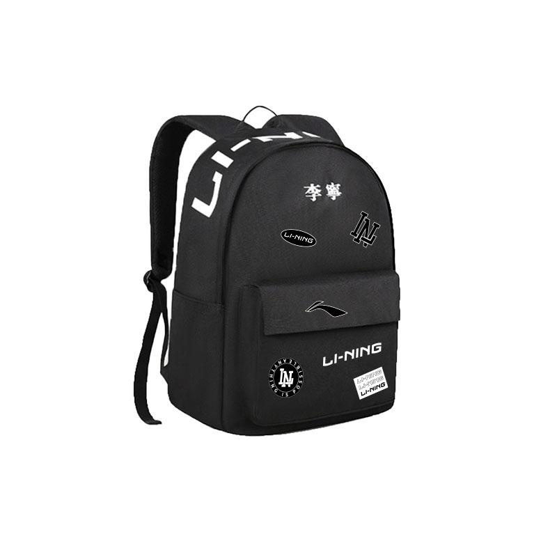 New LiNing Polyester Backpack Regular Unisex Black ABSU549-4