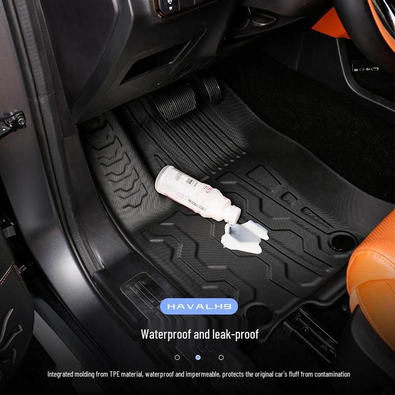 Shunyi Waterproof TPE Double-Layer Floor Mats for 2nd Gen Haval H9