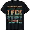 Das mache ich Ich repariere Sachen und ich weiß Dinge Vintage Lustiges Geschenk Unisex T-Shirt