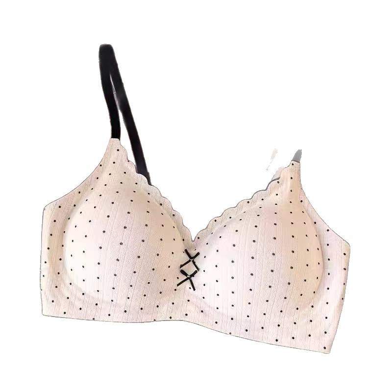 Sweet Polka Dots Without Traces Gather Small Breasts, Close Secondary Breasts, Prevent Sagging, Comfortable Thin Bra Cover, Sexy and Pure Desire