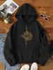 Funny'S Sun And Moon Face Men Women Hoody Hip Hop Loose Hoodies Harajuku Loose Sweatshirt Fashion Warm O-Neccouple Clothes
