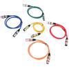 5PCS XLR Male to Female XLR to XLR Microphone Cable 3 Pin Color Coded Mic Patch Cord  for Mic Mixer