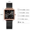 RORIOS watch Women's Wristwatch Popular Unique Square Face Simple Classic Watch Japanese Quartz Stylish Cute Casual Stainless Steel Commuting School B