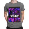 Hanabie Band Design Pueple Graphic 100 Cotton TShirt Hanabie Tees Tops For Unisex