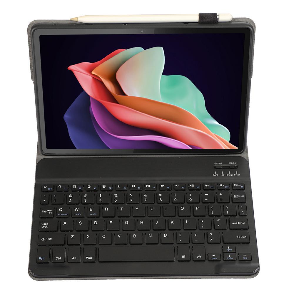 

AH13 For Huawei MatePad SE 10.4-inch Leather+TPU Tablet Cover with Bluetooth-compatible Keyboard Purple