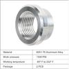 EVIL ENERGY 1/2" NPT Female Weld on Bung Fitting Aluminum 2PCS
