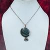 Labradorite Gemstone Pendant Copper Wire Wrapped Jewelry Handmade Unique Pendant
