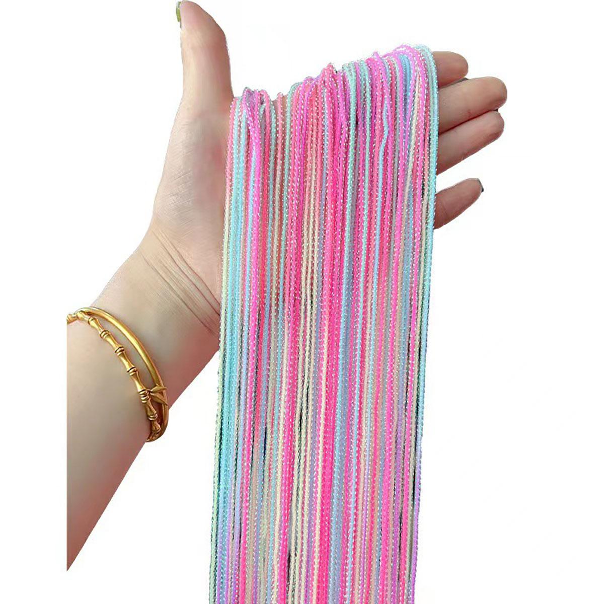 

30Pcs Colorful Girls Hair Braids Rope Strands for African Braids 90CM Girls DIY Ponytail Braids Women Styling Hair Accessories