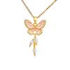 Light Luxury Niche Sweet Collarbone Butterfly Necklace