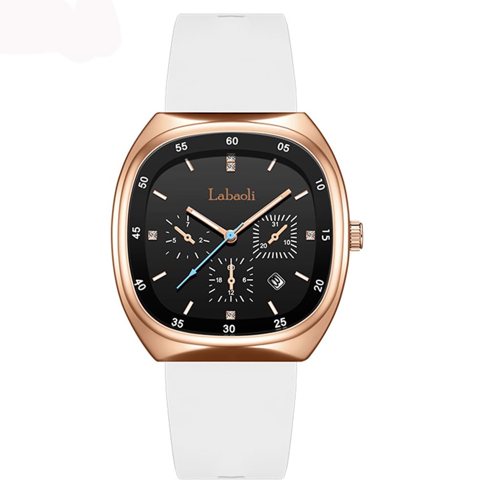 

Square Silicone Big Brand Perfect Gift for High School Students Women s Wristwatch, Waterproof, Sporty, Cute, Simple, Stylish, Casual, Face, Name,