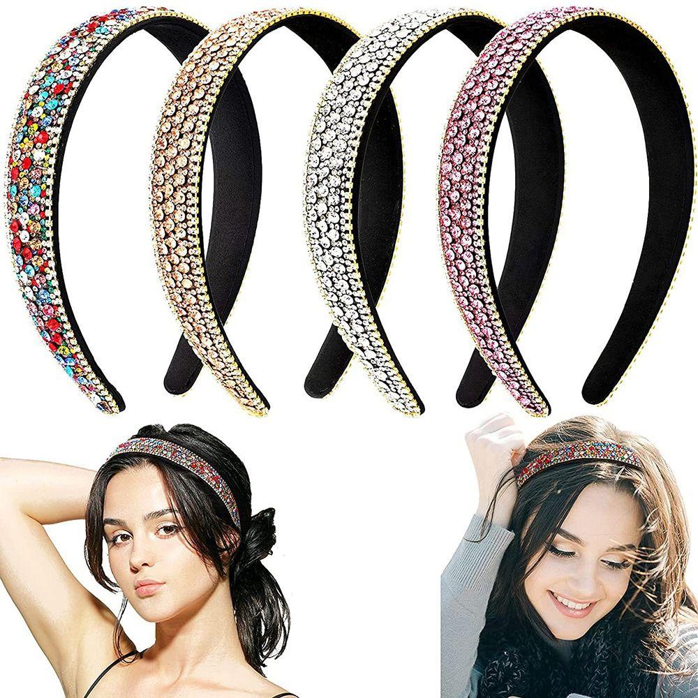 

Bridal For Girls Headwear Hair Accessories Korean Style Headband Diamond Hair Hoop Women Hairband