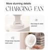 Mini Mobile Fill Light Fan Ultra-Quiet Makeup Facial Beauty Lamp Creative Fan