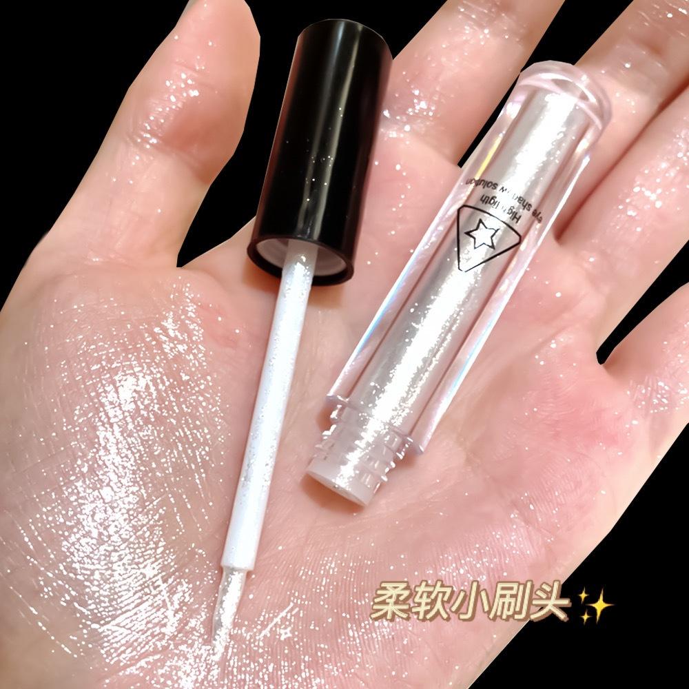 Star Diamond Charm Eye Streamer Eyeshadow Liquid Pearlescent Fine Shimmer Liquid Eyeshadow Waterproof Not Easy To Take Off Eye Makeup Brightening