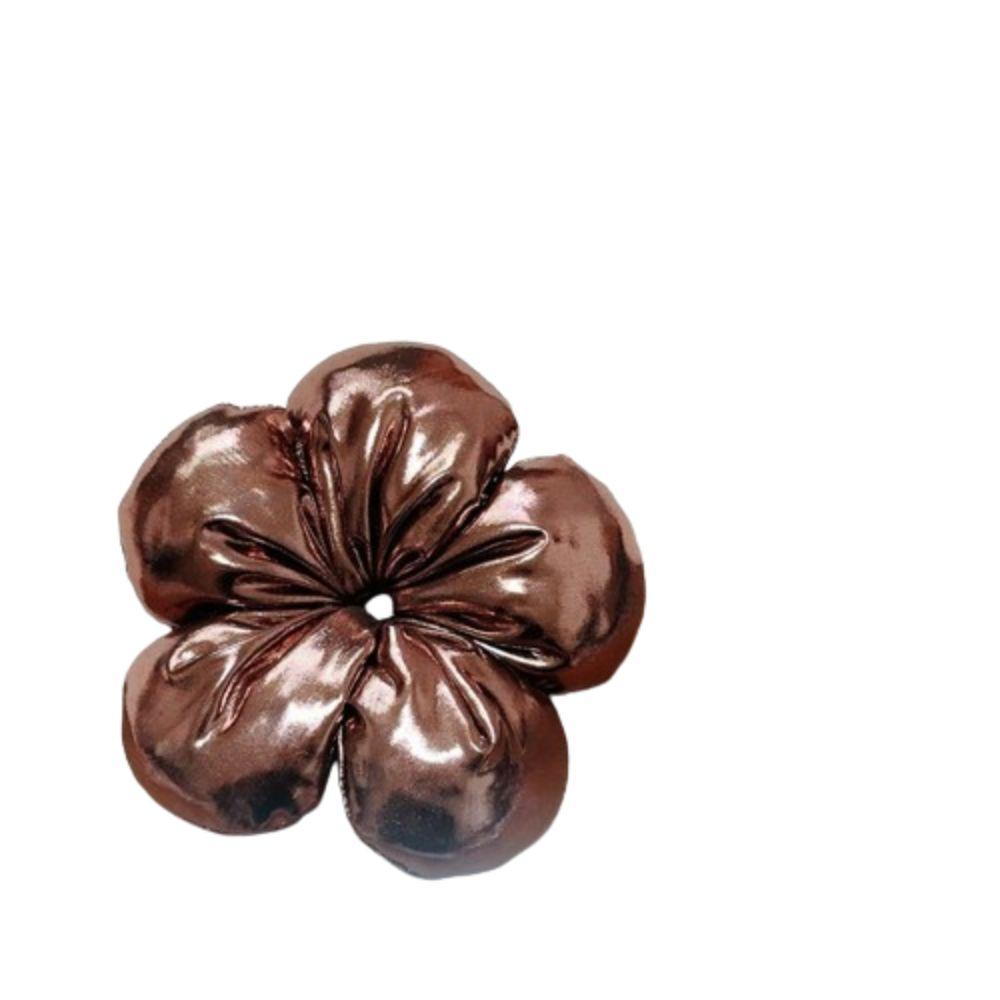Exaggerated Large Satin Hair Scrunchies Flower Shape Exaggerated Hair Ring Women