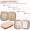 Travel Jewelry Organizer Case Large Capacity Portable Jewelry Storage Bag Ring Binder Lightweight Necklace Earring Pouch Bag