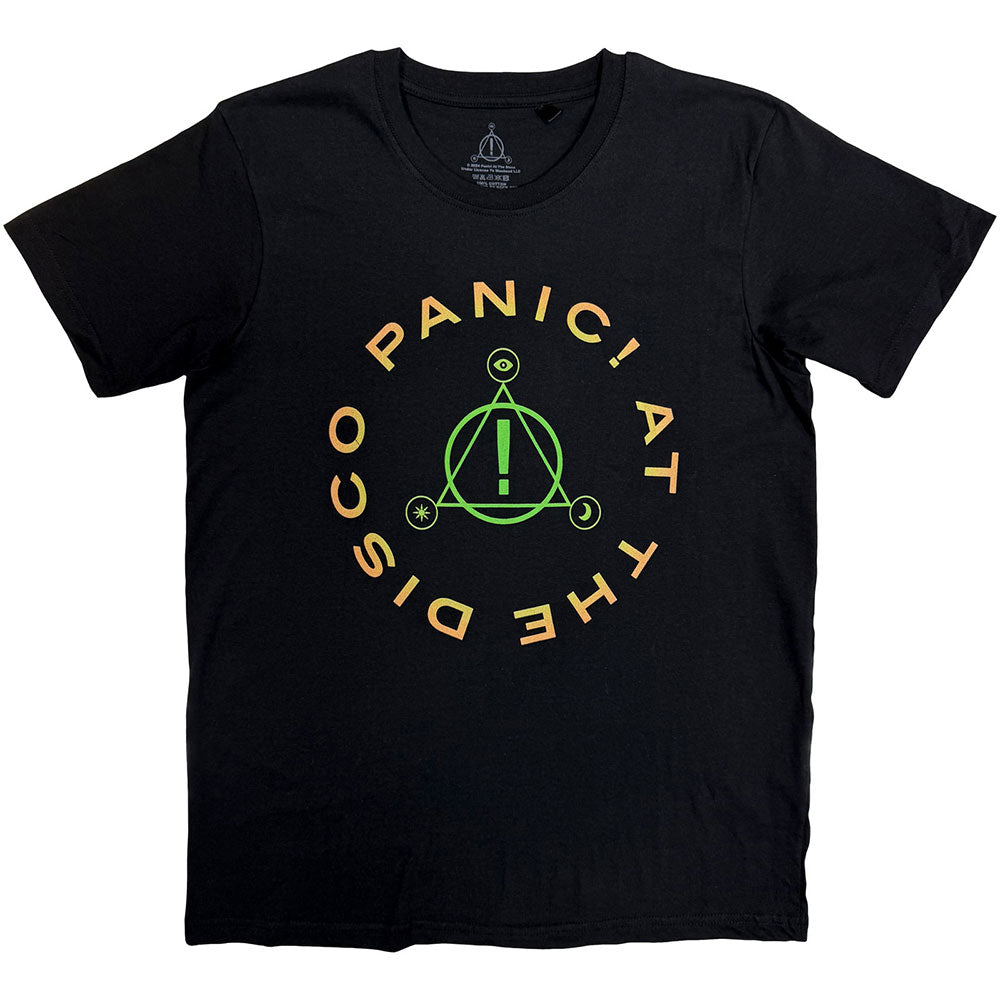 Panic At The Disco TShirt Triangle Circle Black OFFICIAL NEW XL