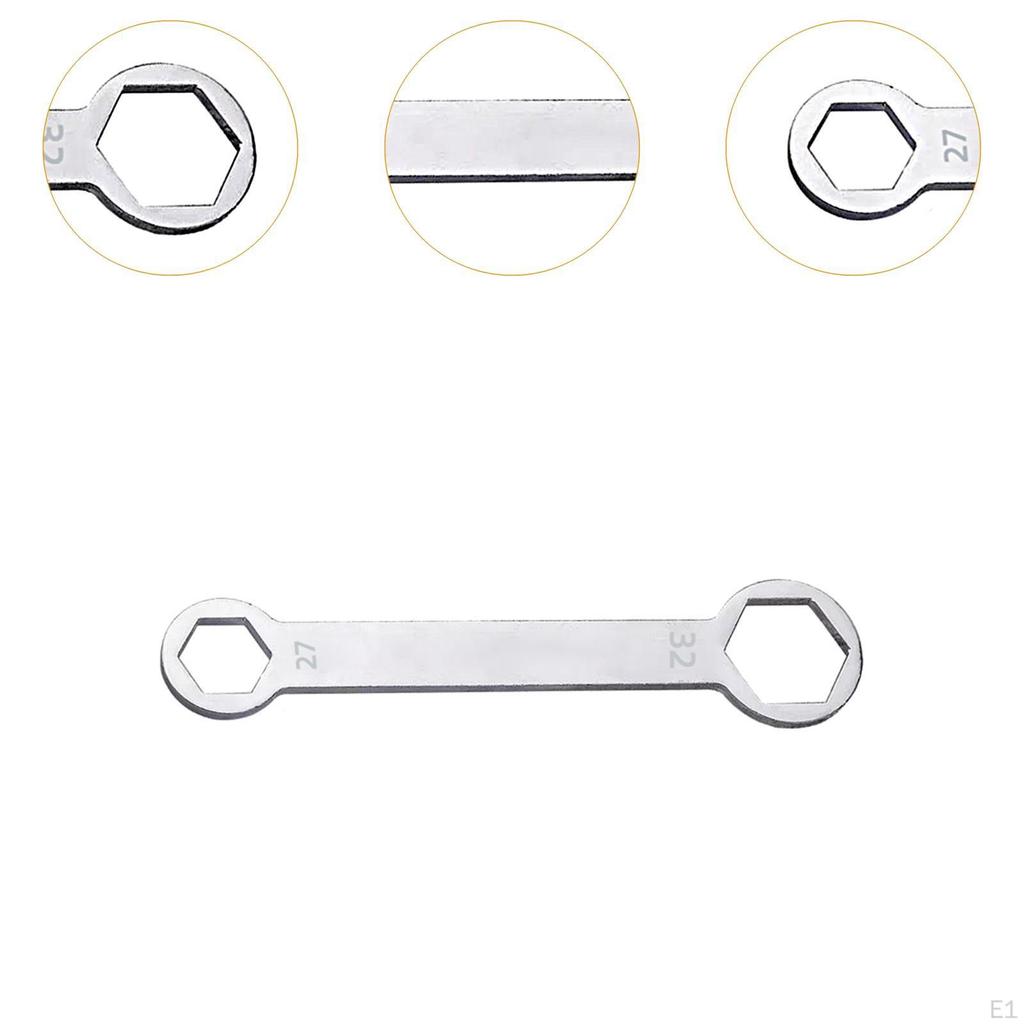 Motorrad Achse Mutter Schraubenschlüssel Combo 32mm/27mm Hand Tools Kit Liefert Silber Reparatur