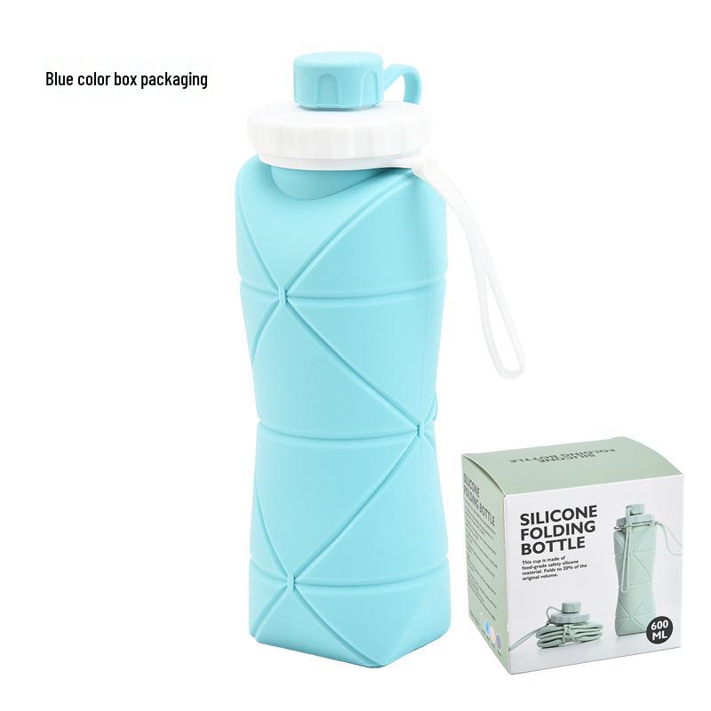 Silikon-Faltwasserflasche mit großer Kapazität für Outdoor-Sport und Reisen