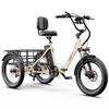 Vélo électrique Onesport OT30 Pro 20" Moteur 500W Vélo cargo électrique pliable Shimano 7 vitesses Freins à disque doubles 48V 18AH Charge maximale 180 kg