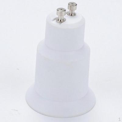 Rated Current 4A GU10 To E27 Light Fixture Adapter, Heat Resistant PP Electrical Adapter for Home
