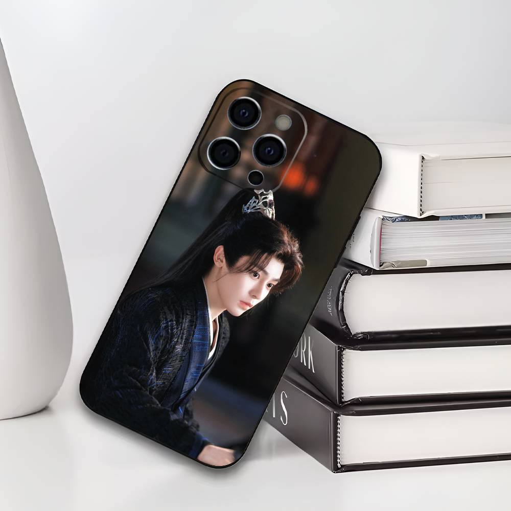 Hou Minghao The Unclouded Soul The Glory and Atake Phone Case For IPhone17,16,15,14,13,12 Pro,Max,Plus, soft case Black silicone