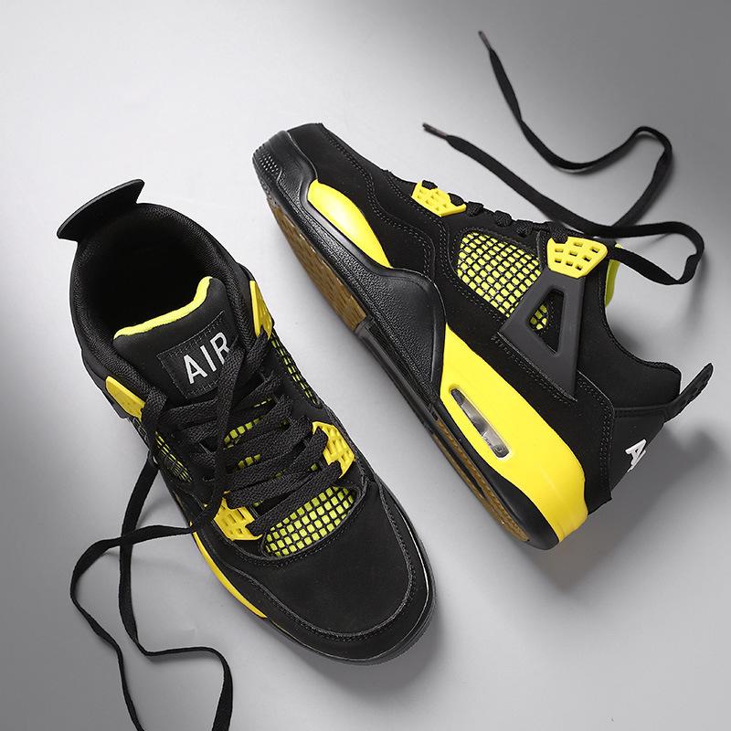 2025 Frühling neue Mode aj4 weiß zementgrau Hase mitternachtsblau Herrenschuhe Damenschuhe Sport Basketball High-Top-Schuhe