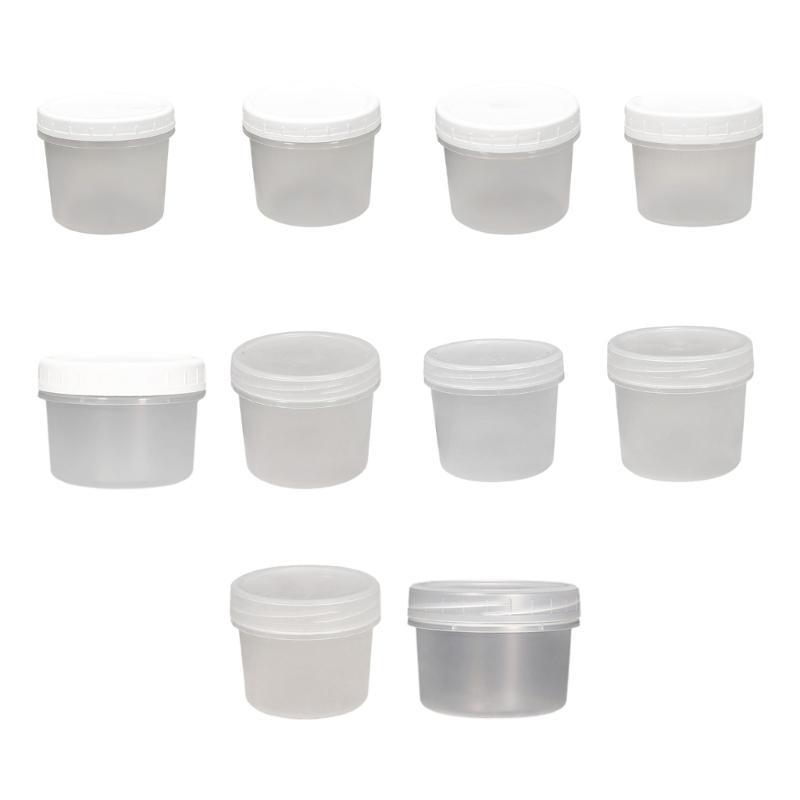 Multipurpose Plastic Dessert Jars Sealed Food Storage Boxes Microwave Friendly Designs Kitchen Puddings Cup